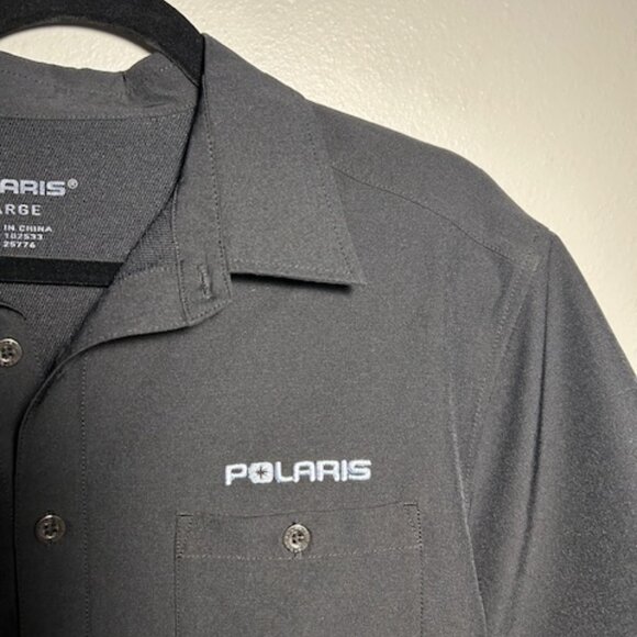 Button up Authentic Polaris shirt  Size Large - Picture 4 of 4